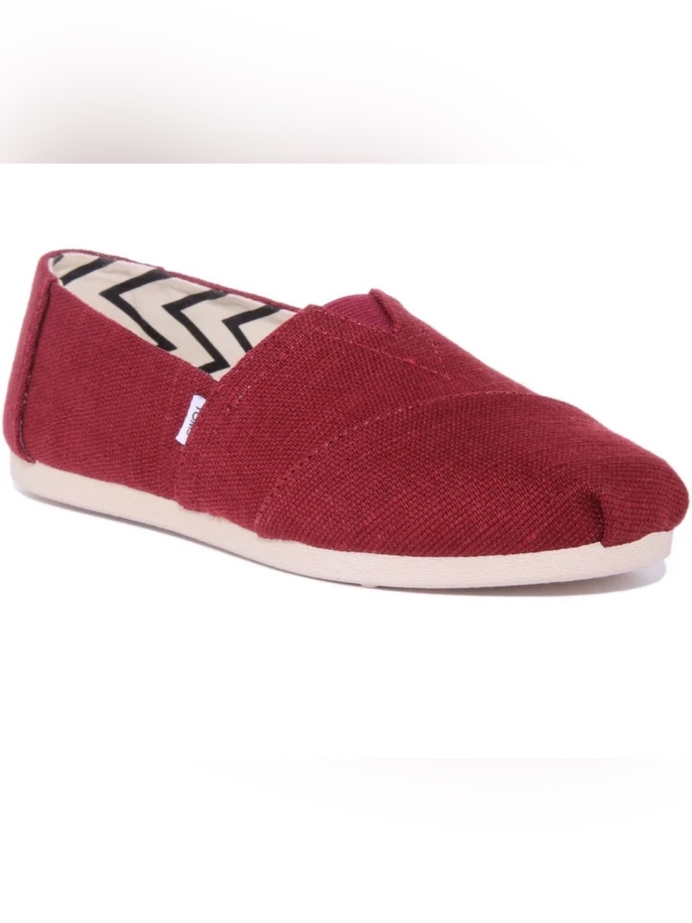Toms Alpargata Women's Heritage Canvas Slip On Trainers In Cherry